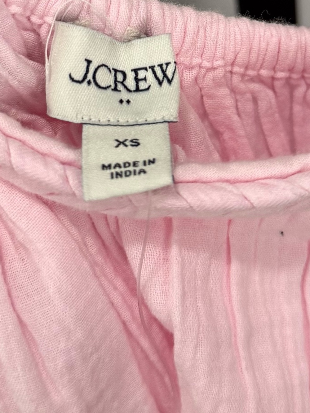 J. Crew Factory Pink to Orange Ombre Midi Dress Gauze Braided Vacation NWT XS - Picture 5 of 7